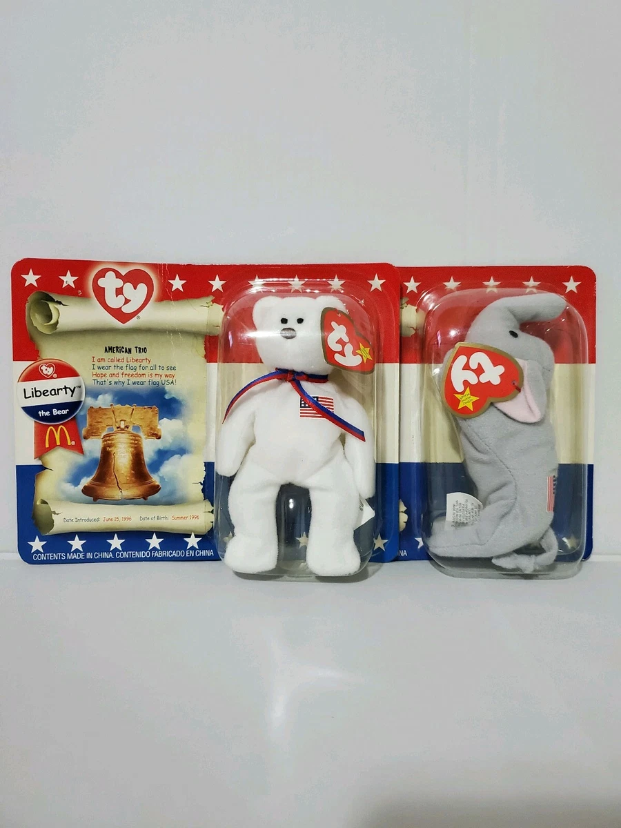 American trio beanie babies cheap worth