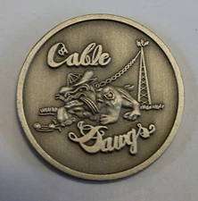 CABLE DAWGS Bronze Air Force Challenge Coin