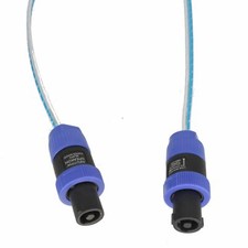 NL4FC SpeakON Male Plug M/M Power Amplifier Speaker Flat Cable 2 33FT DIY Wire