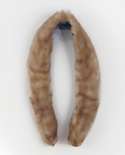 Vintage MCDONALD S Mink Fur Collar/Scarf Blonde Beige 1950 s-1960 s w/Clips