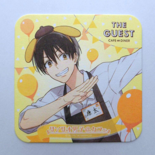 Sanrio Danshi Paper coaster Hasegawa Kota Saniro Boys Cafe