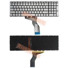 US Silver With Backlit Keyboard For HP Pavilion 15-BS 15T-BS 15-BW 15Z-BW