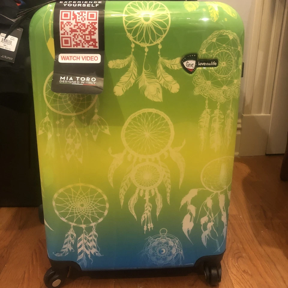 Mia Toro 24"  Dream catcher Print Rolling Spinner Suitcase Luggage NEW NWT - Image 3 of 4