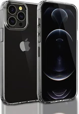 iPhone 15 Pro Max Case Clear - Shockproof Protection with Pc Back & TPU Bumpers