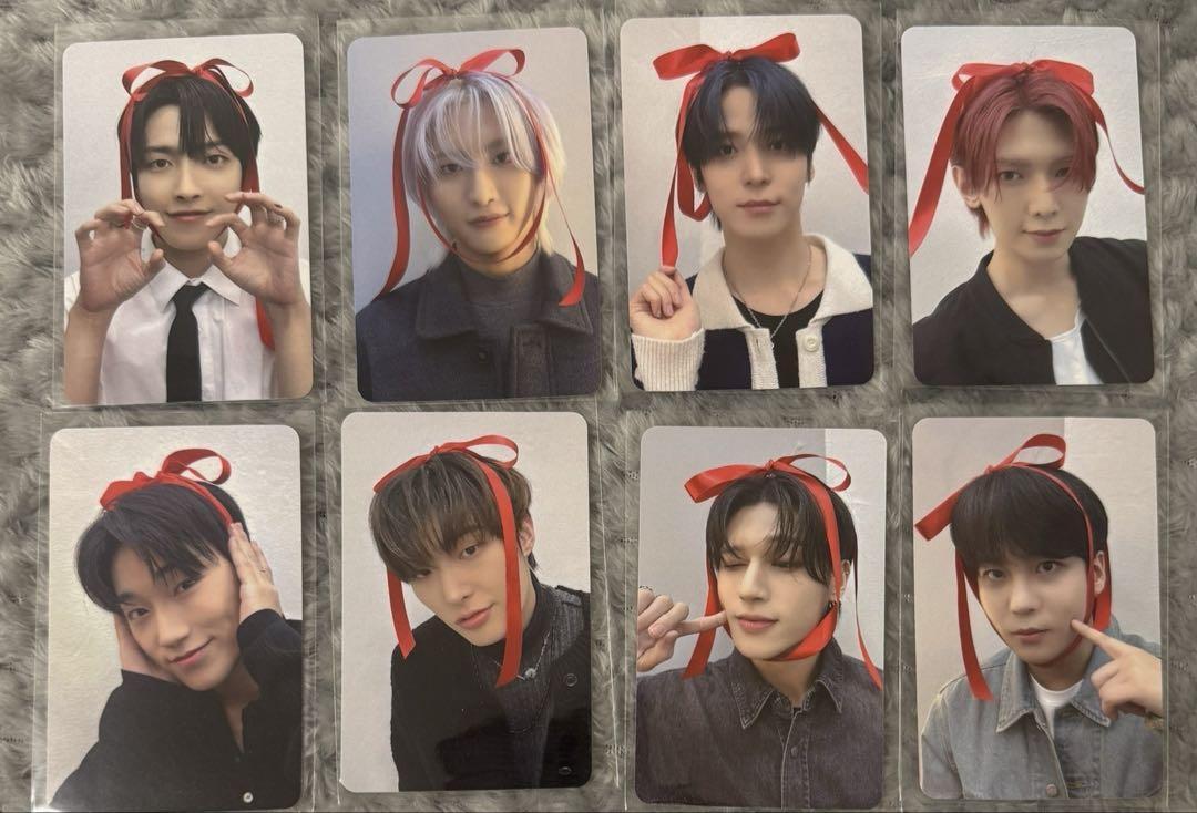 ateez minirecord lucky draw solo photo card complete set 8 pieces
