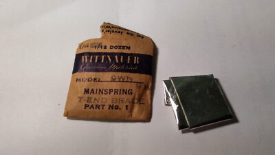 Wittnauer mainspring 9WN T-End opened package