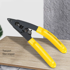 2pcs 2 port fiber stripper Miller pliers VCFS-2 optical fiber stripping pliers