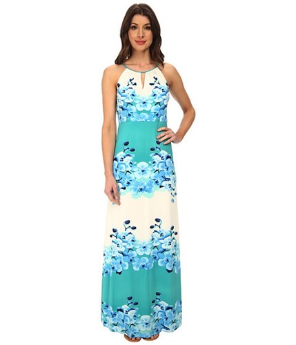 Julia Jordan 33065 Estivo Cocktail Ballo IV / Giada / Blu/Orchidea Maxi  Abito 12 | eBay