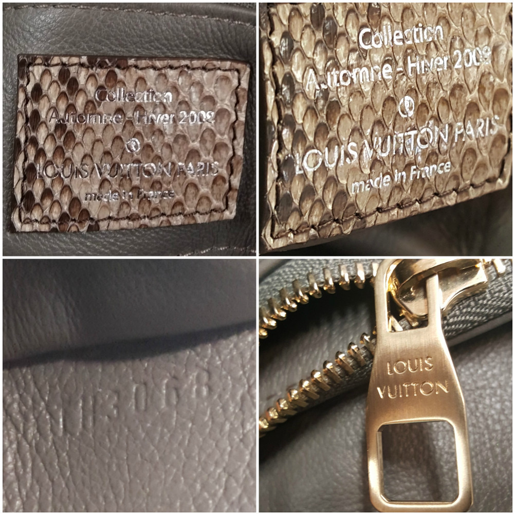 Louis Vuitton Whisper PM Suede Python Limited Edi… - image 11
