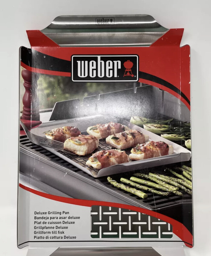 Weber 6435 Deluxe Stainless Steel BBQ Grilling