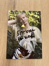 Sandra Hüller aktorka teatralna ręcznie podpisana karta z autografem!!!