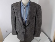 Woolrich mens Large 42" chest 2-button wool-blend blazer jacket,new,USA