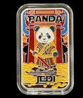 Panda Jedi - 1 oz. Silver  Bar w/COA by Fantasy Mind Bullion Rare 250 Minted