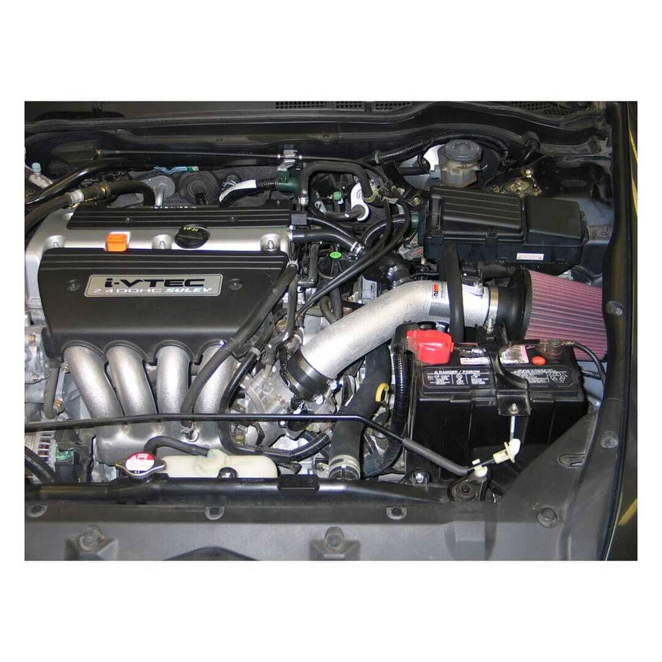 Sistema de admisión de aire de rendimiento K&N 69-1209TS para 04-07 Honda Accord 2,4 L L4 gasolina Foto 2 de 4