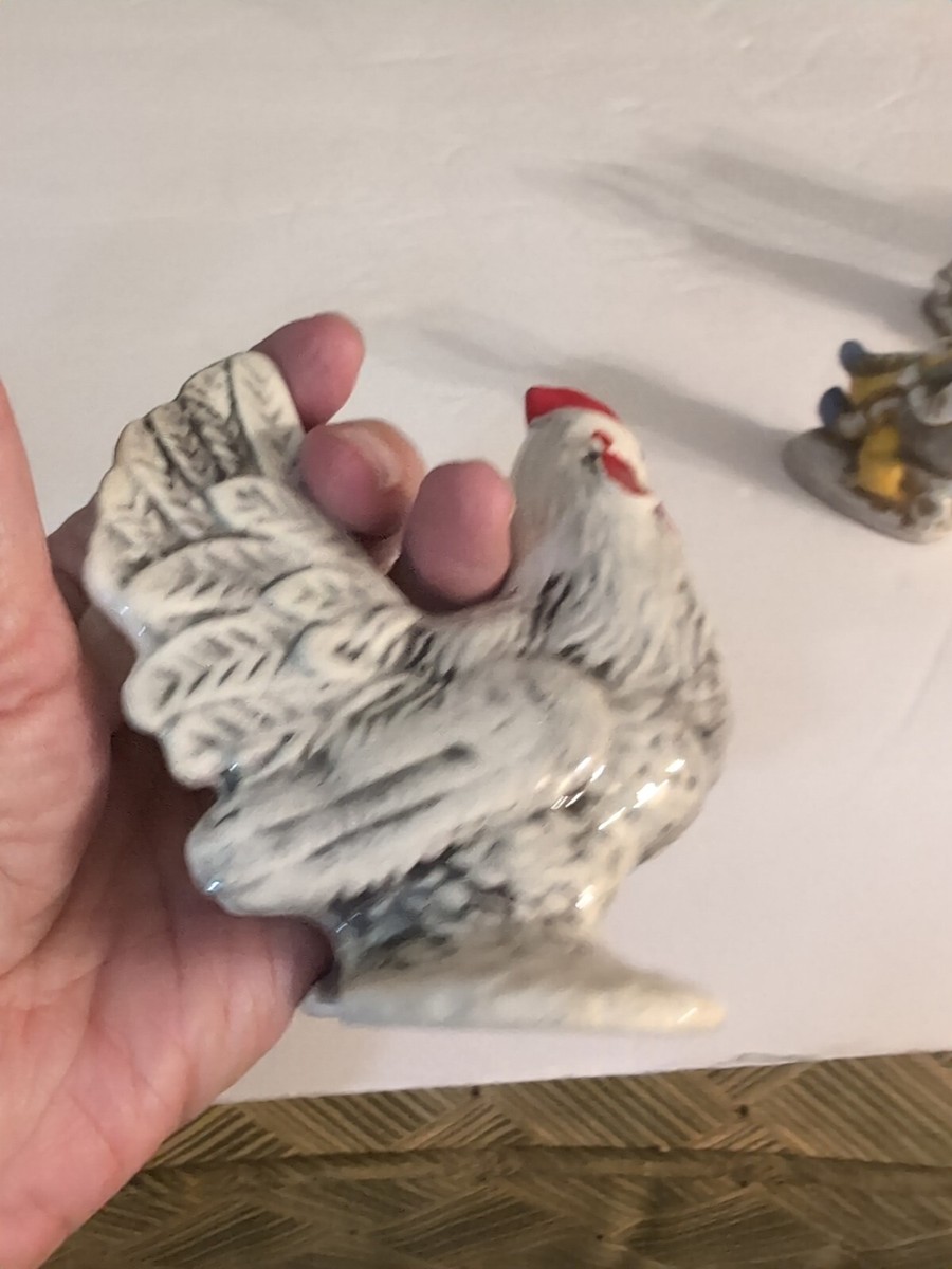 2) Ceramic Roosters - Small | eBay