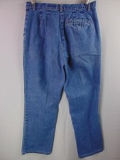 Vtg Eddie Bauer Women's Tall 10 Distressed Jeans Casual Pants Straight Trousers