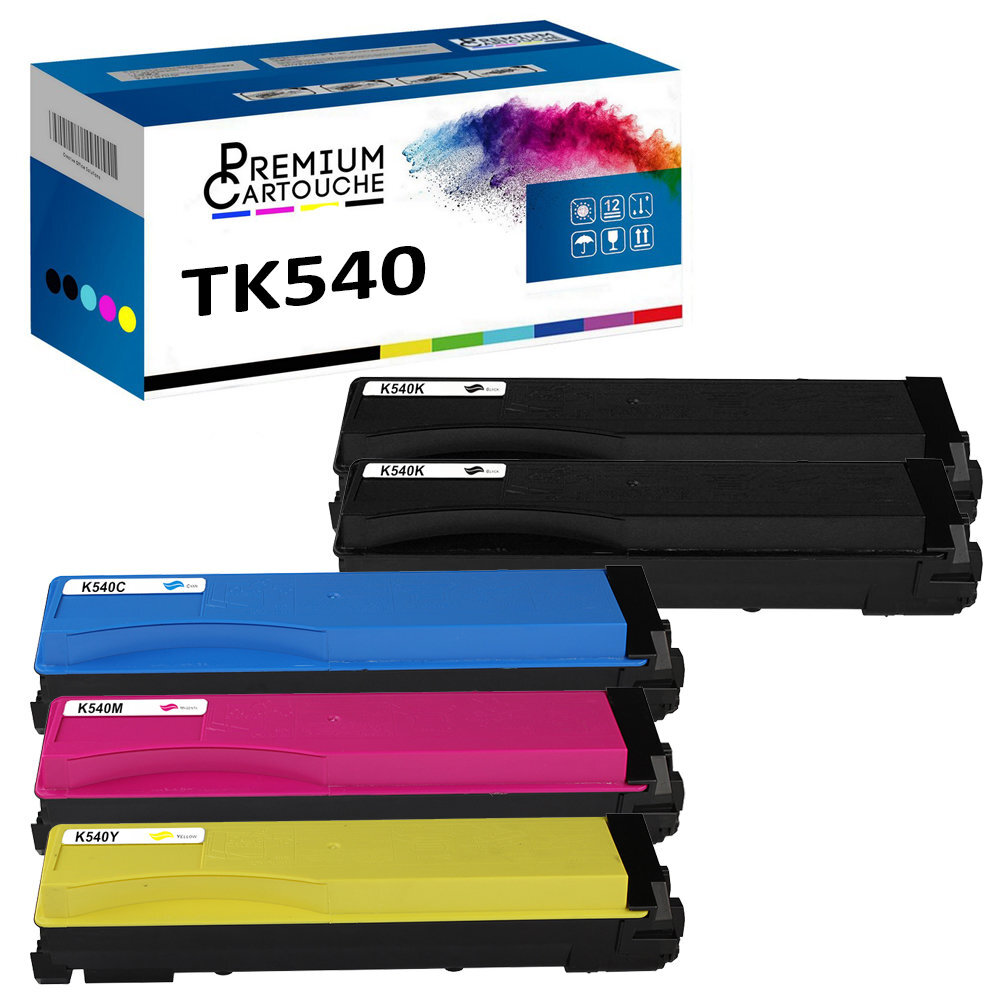 Toner TK540 compatible pour éviter les pannes d'encre couleur au bureau
