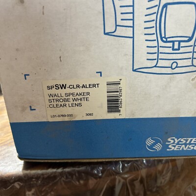 SYSTEM SENSOR White SPSW-CLR-ALERT
