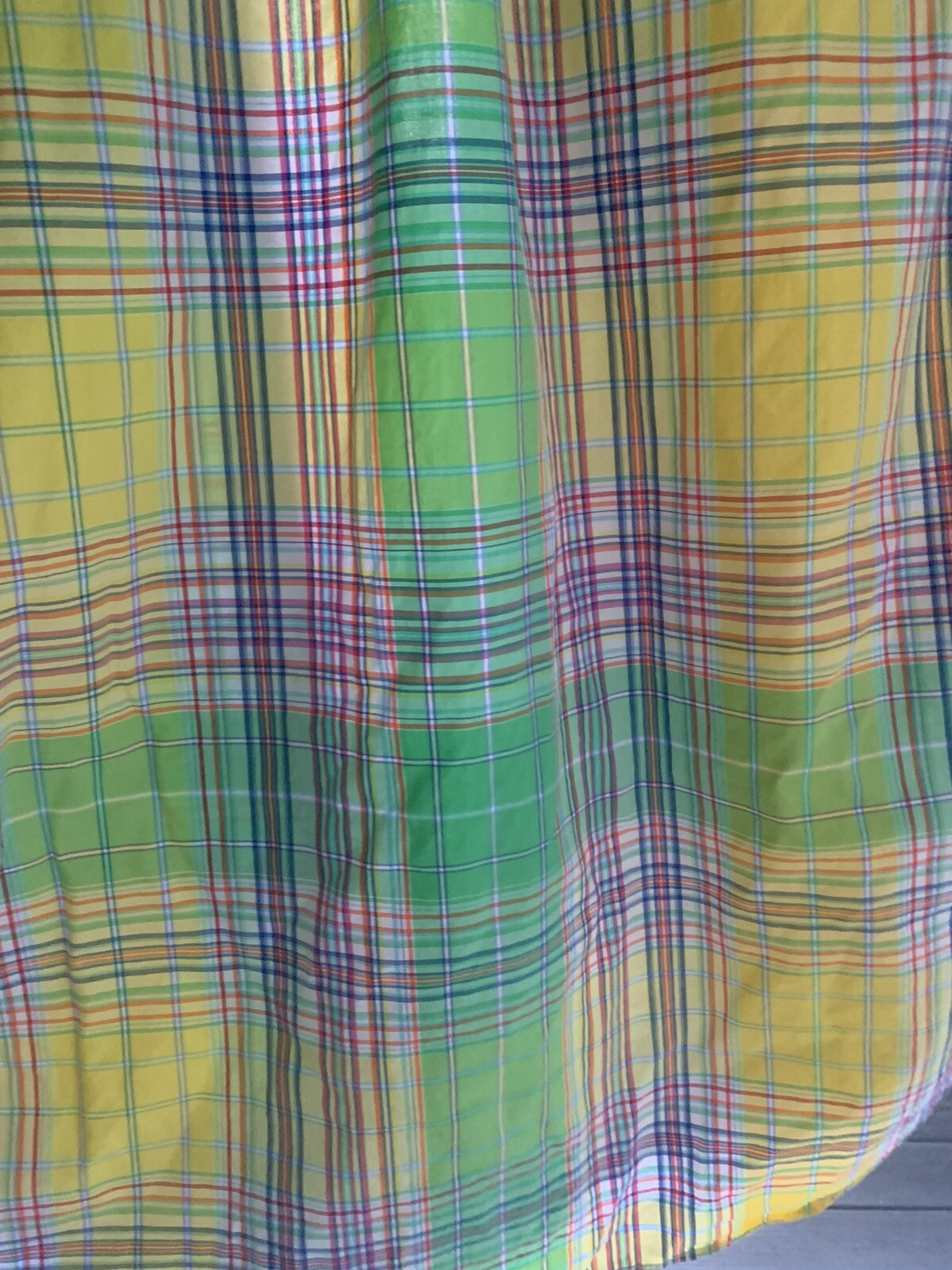 vintage Polo Ralph Lauren Striped Shirt Summer colorful Plaid button down Sz M thumbnail 13