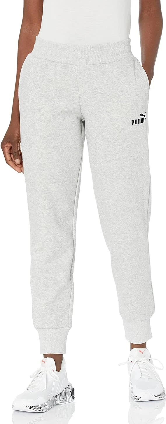 Authentic PUMA Women's Essential Fleece Sweatpants ~Gray~ NEW