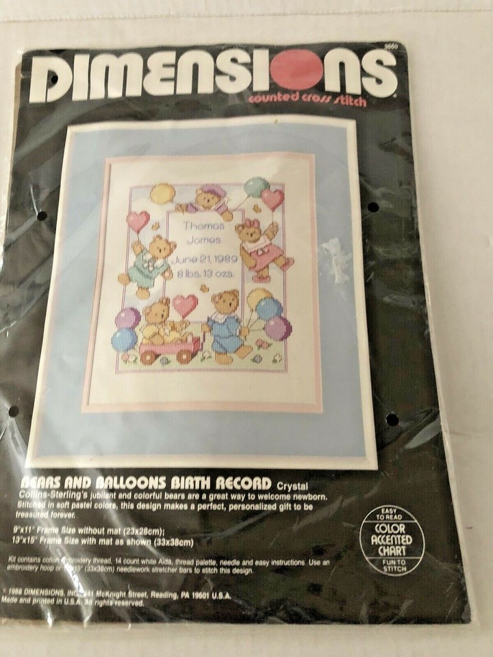 dimensions-counted-cross-stitch-kit-baby-birth-record-bears-and
