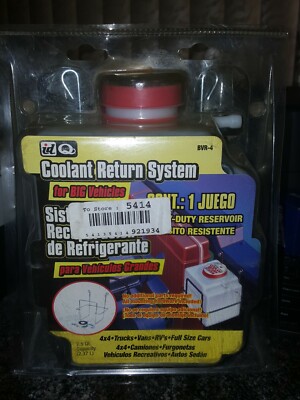 IDQ COOLANT RETURN SYSTEM FOR VEHICLES BVR-4, Trucks, Vans, Full Size Cars