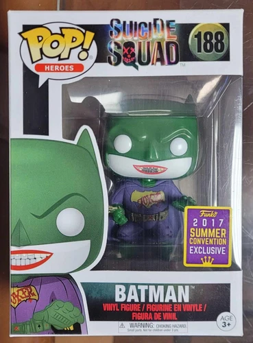 Funko Pop! Heroes Batman as Joker 2017 Summer Exclusive Suicide Squad Figure 188