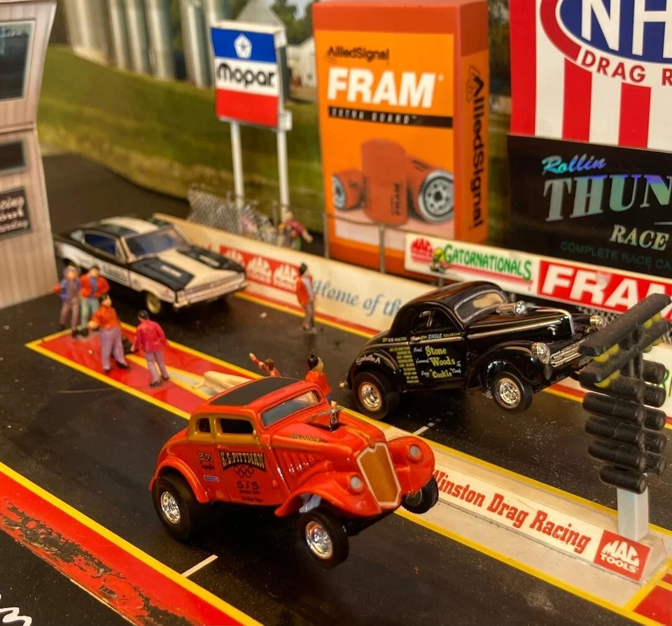 K.S. Pittman 1933 Willys Gasser NHRA TIRA DE ARRASTRE LEYENDA 100 % HOT WHEELS COMO NUEVO Foto 2 de 4