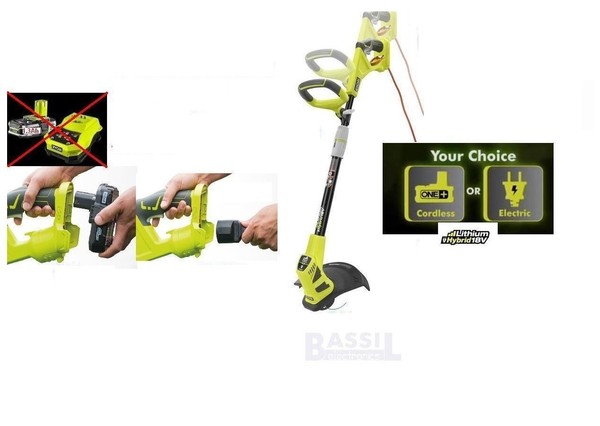 Ryobi Hybrid Rasentrimmer Olt 1831 H Und 230V Hybrid Ohne Akku U. LadegeräT-image