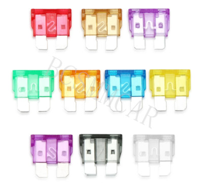 50PCS Aluminum Micro Blade Fuses Type 2A-35A Assortment Kit For Car Auto Truck