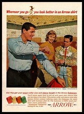 1961 Arrow Ganaro Dress Shirt Madrid Spain Bull Fighter Matador Vintage Print Ad