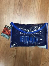 Vintage 90s GITANO KNIT KIT THE LOOP WOMEN'S THIN SCARF Navy Blue NEW IN PACKAGE