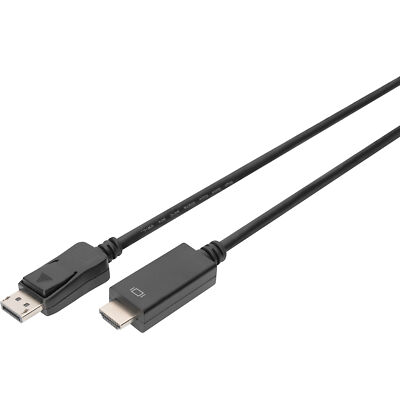 Digitus Adapterkabel DisplayPort > HDMI 4K, schwarz