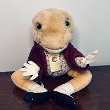 Eden Jeremy Fisher Frog Plush Beatrix Potter Red Coat 12"