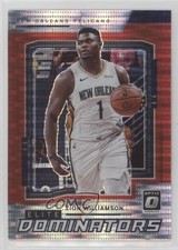 2021 Panini Donruss Optic Elite Dominators Red Pulsar Prizm Zion Williamson 12ql