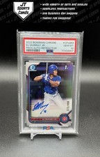 2022 Bowman Chrome BJ Murray Jr. CPA-BM 1st Refractor Auto /499 PSA 10 Cubs