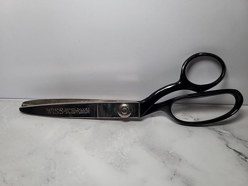 Vintage Wiss Zackenschere schwarzer Griff Modell C - 9" - Made in USA - Bild 6 von 9