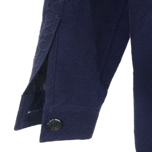 Used SHAREEF made in Japan Stainless collar coat 1 Navy Men's image 3