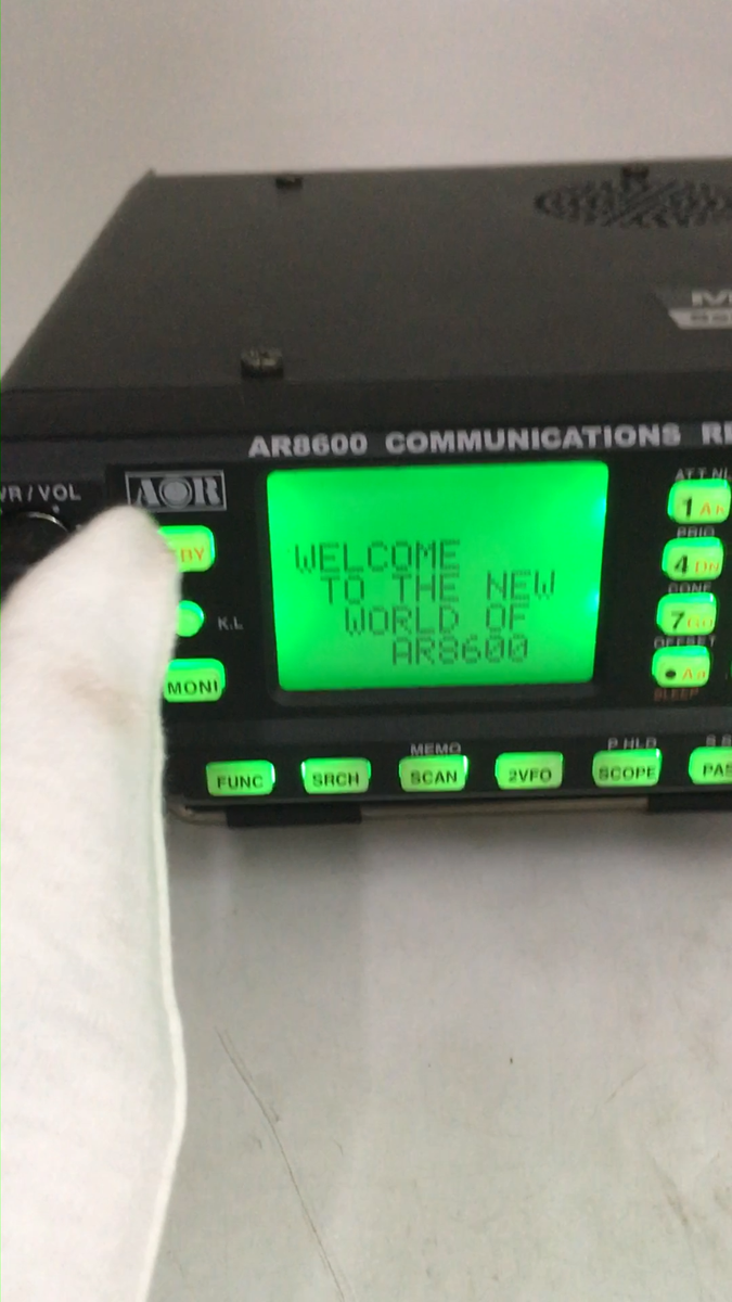 受信機AOR AR-8600MK2 AOR AR8600MK2 広帯域受信機