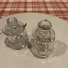 Vintage Waterford Crystal Jar With Sterling Silver Spoon.