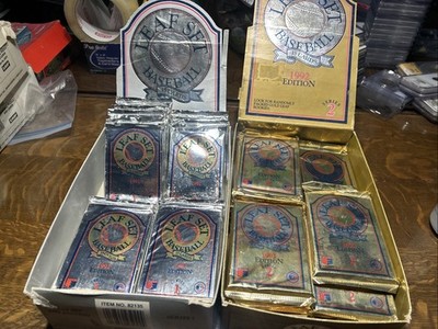 2 PartialBoxes 1992 Leaf Series 1 Baseball Unopened Packs Open Boxes 45 Packs!