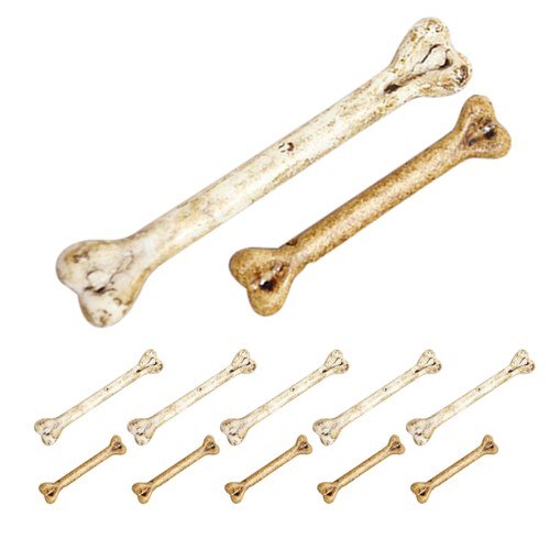 12 Pcs Wired Bone Decoration Bones Halloween Fake Necklace Ornament - Picture 4 of 10