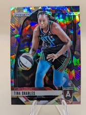 2024 WNBA Prizm Basketball Tina Charles card Ice Prizm #36 Atlanta Dream