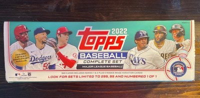 (660) Gold Star Parallel 2022 Topps Complete Set Open Box Baseball 1-660 Only