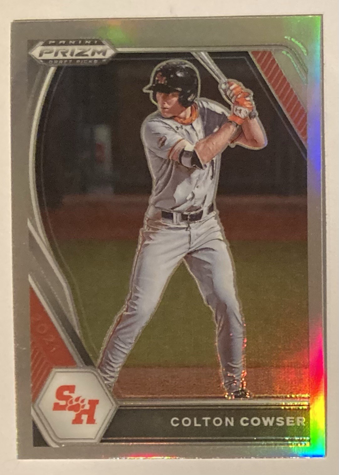 2021 Panini Prizm Draft Picks - Colton Cowser #PDP5 Silver Prizm (RC)