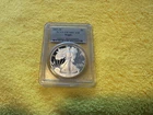 2007-W American Silver Eagle Dollar PR70DCAM PCGS Proof 70 Deep Cameo