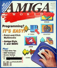 Amiga World Magazine August 1990 Commodore Computer