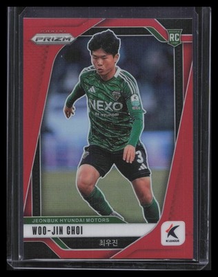 Woo-jin Choi 2025 Panini Prizm K League #130 Red #/99