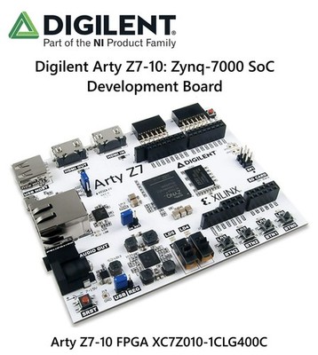 Digilent Arty Z7-10  Zynq-7000 SoC Development Board P/N: 410-346-10