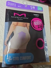 MAIDEN FORM FLEXEES SHAPING COOL COMFORT ULTIMATE BOOTY LIFT  SZ XL BLACK